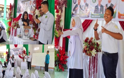Ghaisan Alfayadh dan Fadhilah Alyaa Terpilih Pimpin OSIM MTsN 2 Aceh Timur Tahun Pelajaran 2026/2027
