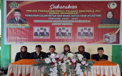 Sah, Nurul Aqla Kembali Terpilih Menjadi Ketua OSIM MTsN 2 Aceh Timur Masa Bakti 2024-2025 Bersama Aufa Arrafiqi